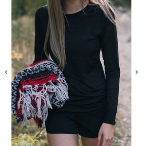 Zyia Black Chill Long Sleeve Tee